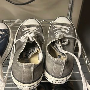 Grey women’s slip on converse